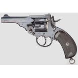 Webley Mark IV Service Revolver 1899, Polizei Queensland Kal. .455, Nr. 87044. Nummerngleich.