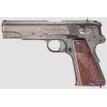 VIS Mod. 35, Radom, mit Tasche Kal. 9 mm Luger, Nr. A4248. Nummerngleich. Fast blanker Lauf.