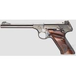 Colt Woodsman Target "Famage" Kal. .22 l.r., Nr. 95993-S. Blanker Lauf, Länge 6". Zehnschüssig.