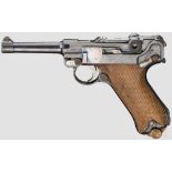 Pistole 08, DWM 1918, mit Koffertasche Kal. 9 mm Luger, Nr. 892g. Nummerngleich inkl.