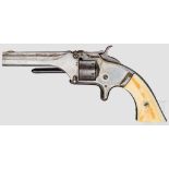 Smith & Wesson Model No. One, 2nd Issue Kal. .22RF, Nummer 73238. Gezogener, leicht rauer 3 2/16"-