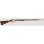 Comblain Mod. 1870 Kal. 11x54 R, Nr. 2676 B. Blanker Lauf mit Seitengewehrwarze, Länge 83 cm. ELG-