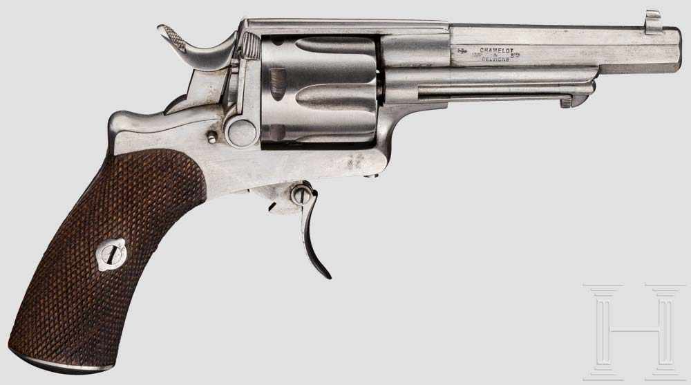 Revolver Pirlot Frères Mod. 1872, verkleinerte Ausführung Kal. 7,5 mm RF, Nr. 16178 an der - Image 2 of 2