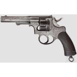 Revolver L'Espeé Aumond, Bourges, um 1880, Versuch der frz. Armee Kal. 11 mm, Nr. 135. Vierfach