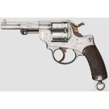 Ordonnanzrevolver M 1873 Kal. 11 mm, Nr. H21524. Nummerngleich inkl. Schrauben. Blanker Lauf,