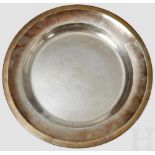 Adolf Hitler - a Medium Round Serving Platter from the Table Silver of the New Reich Chancellery,