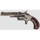 Smith & Wesson Model No. One, 3rd Issue Kal. .22 short, Nr. 106150. Blanker Kipplauf mit