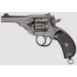 Webley Mark III Service Revolver Kal. .455, Nr. 617. Nummerngleich. Fast blanker Kipplauf, Länge 4".