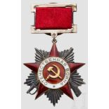 Orden des vaterländischen Krieges 2. Klasse, 3. Typ, Sowjetunion, ab 1943 Silber, vergoldet, Gold,