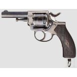 Revolver J. Marechal, Cheratte, "Je Maintiendrai", Behörden, um 1890 Kal. 9,4 mm, Nr. 1629.