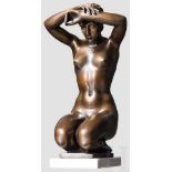 Arno Breker (1900-1991) - Sinnende Bronze mit brauner Patina. Unten am Sockel signiert und
