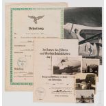 Nachlass eines Segelfliegers - Photos und Postkarten Ca. 70 Photos, Kaufbilder und Postkarten von