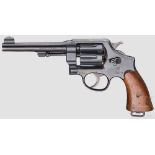 Smith & Wesson Mod. 1917 Kal. .45 ACP, Nr. 171767. Nummerngleich. Blanker Lauf, Länge 5-1/2".
