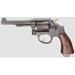 Smith & Wesson M & P, Victory Modell Kal. .38 S&W Spl., Nr. V595233. Nummerngleich. Blanker Lauf,