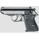 Walther-Manurhin PPK, Polizei Bayern Kal. 7,65 mm, Nr. 117088. Blanker Lauf. Siebenschüssig.