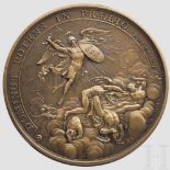 Medaille auf die Stiftung des Churkölner Michaelsordens 1723 Nachprägung ("BRONZE") der Medaille von