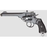 Webley Mark VI Service Revolver mit Parker Hale Adapter Kal. .455, Nr. 284287 am Lauf, Nr. 284217 am