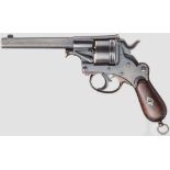 Revolver Mod. 1873, P. Stevens, Maastricht Kal. 9,4 mm, Nr. 192. Fast blanker Lauf, Länge 157 mm.