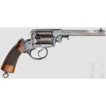 Perkussionsrevolver System Deane-Adams-Deane, um 1860 Kal. .36, Nr. 6689 im Griff. Oktagonallauf,