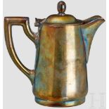 A Teapot from Reichsflughafen Ainring Hard silver-plated teapot from silver service used at