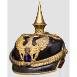 Helm für Reserveoffiziere des 1. Brandenburgischen Dragoner-Regiments Nr. 2, ab 1897 Schwarz