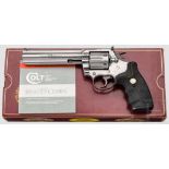 Colt King Cobra, Stainless, im Karton Kal. .357 Mag., Nr. KC2856. Blanker Lauf, Länge 6".