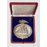 A Day of German Seafaring 1935 Silver Award Cased non-portable silver award. Obverse depicts a