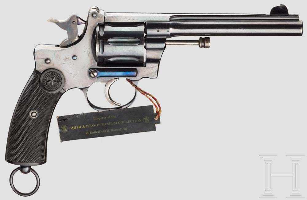 Revolver Mod. 1897, Pieper, Versuch, ex Smith & Wesson Museum Kal. 8 mm Pieper, Nr. 5156. - Image 3 of 5