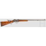 Greener Martini Target Rifle "Spot Shot" Kal. .22 l.r., Nr. 024892. Blanker Lauf, Länge 66 cm.