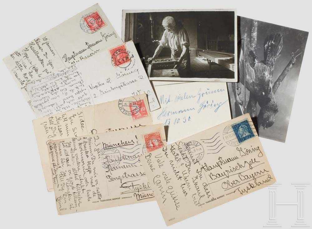 Hermann Göring - geschnitzte Oberstdorfer Holzkassette, Geburtstagsgeschenk an Carin Göring 1925 - Image 7 of 7