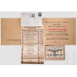 Alfred Rosenberg - eigenhändig signierte Postkarte, Einladung 1939, Einlasskarte zum