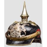 Helm für Reserveoffiziere des Dragoner-Regiments Königin Olga (1. Württembergisches) Nr. 25, um 1900