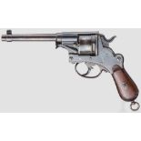 Revolver Mod. 1873, Hembrug, "Neues Modell" Kal. 9,4 mm, Nr. C 164. Nummerngleich. Blanker Lauf,