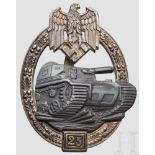 Panzerkampfabzeichen in Silber der II. Stufe für 25 Einsatztage, Feix-Fertigung