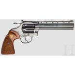 Colt Diamondback Kal. .22 l.r., Nr. S65190. Blanker, ventilierter Lauf, Länge 6". Sechsschüssig. Dt.