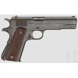 Colt Mod. 1927, D.G.F.M., Luftwaffe Kal. .45 ACP, Nr. 87180. Nummerngleich. Blanker Lauf.