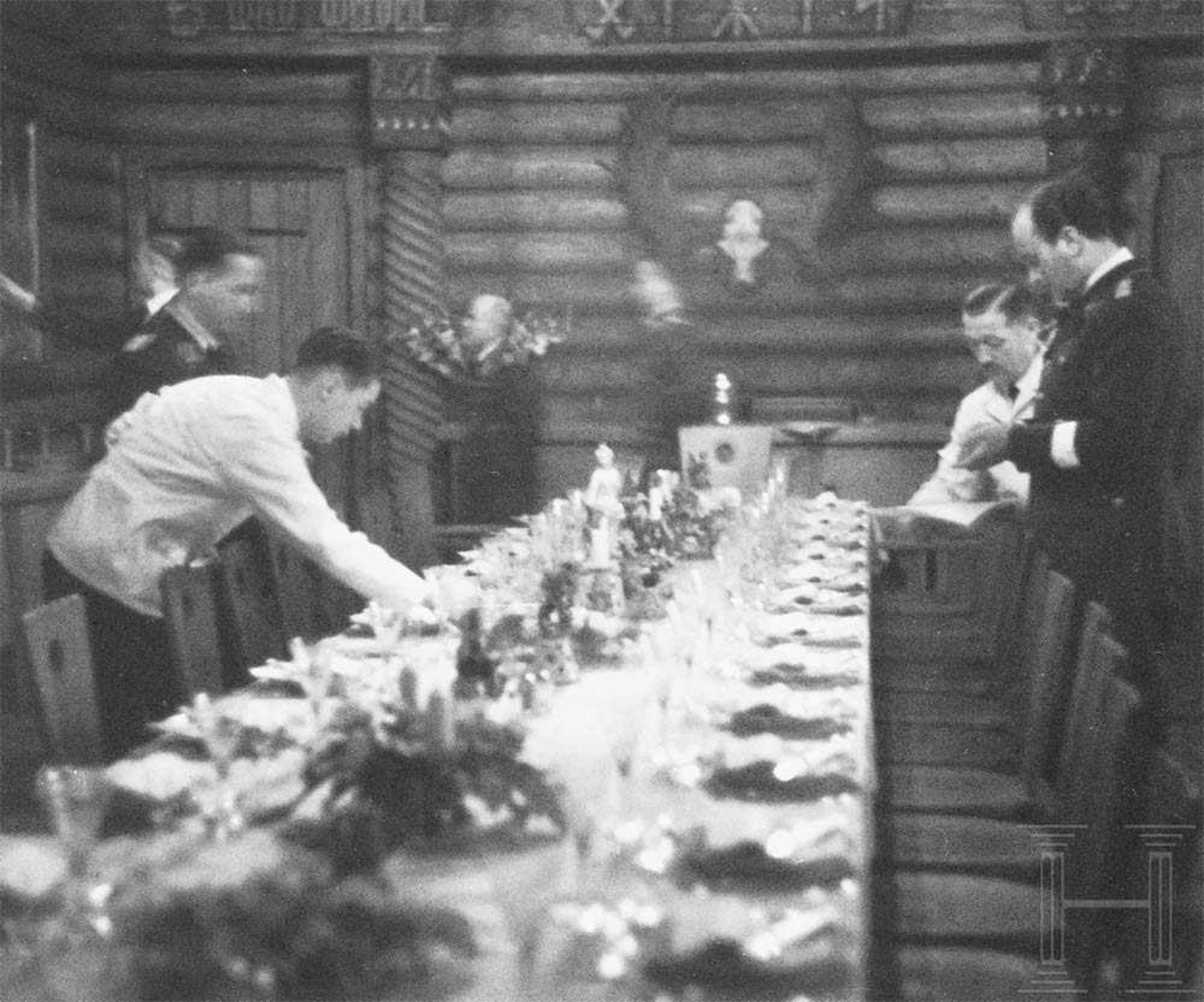 Hermann Göring - sieben Trinkpokale aus dem Jagdservice des Reichsjägerhofs in Rominten Sektglas,