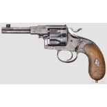 Ziviler Reichsrevolver Mod. 1883, Dreyse Sömmerda Kal. 10,6 mm, Nr. 86 in großen Zahlen.