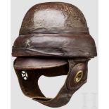 Fliegerhelm für Leutnants aus dem 1. Weltkrieg Casco da volo Tenente Pilota Prima Guerra Mondiale In