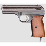 CZ Mod. 24, vorbereitet für Anschlagschaft Kal. 9 mm kurz, Nr. 173138. Nummerngleich. Blanker