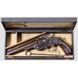 Smith & Wesson No. Three Russian, 3rd Mod. (Mod. 1874), Ludwig Loewe Berlin, in Schatulle Kal. .44