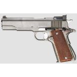 Colt M1911 A1, Remington Rand, Sportausführung Kal. .45 ACP, Nr. 1899597, dt. Beschuss 2018. Lauf