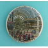 The Great Exhibition of 1851, Opening Ceremony (140) (prattware, pot lid, potlid)