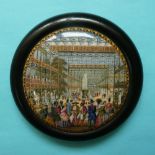 Crystal Palace Interior (139) framed (prattware, pot lid, potlid) * Ex Smith collection, lot 248B