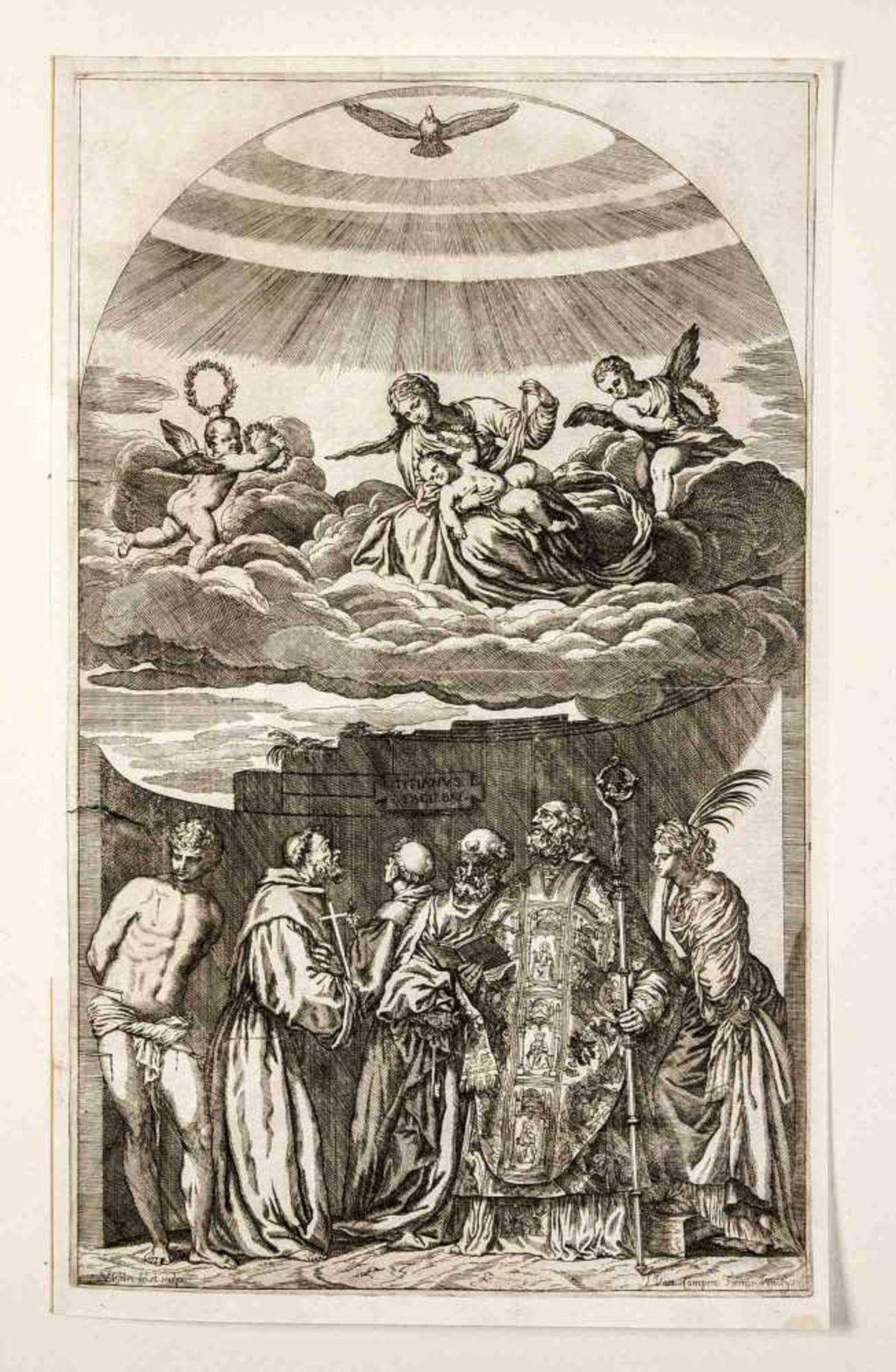 Valentin Lefebvre (ca.1642-1682) nach Tizian, 9 Blatt aus der Folge "Opera Selectiora Quae - Bild 3 aus 6