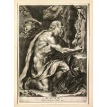 Christian Johann Rugendas (1708-1781), Hl. Hieronymus nach Agostino Carracci (1557-1602),