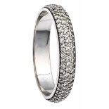 Brillant-Ring WG 750/000 rundherum mit Brillanten, zus. 2,0 ct TW/VS-SI, RG 65, 4,5 g