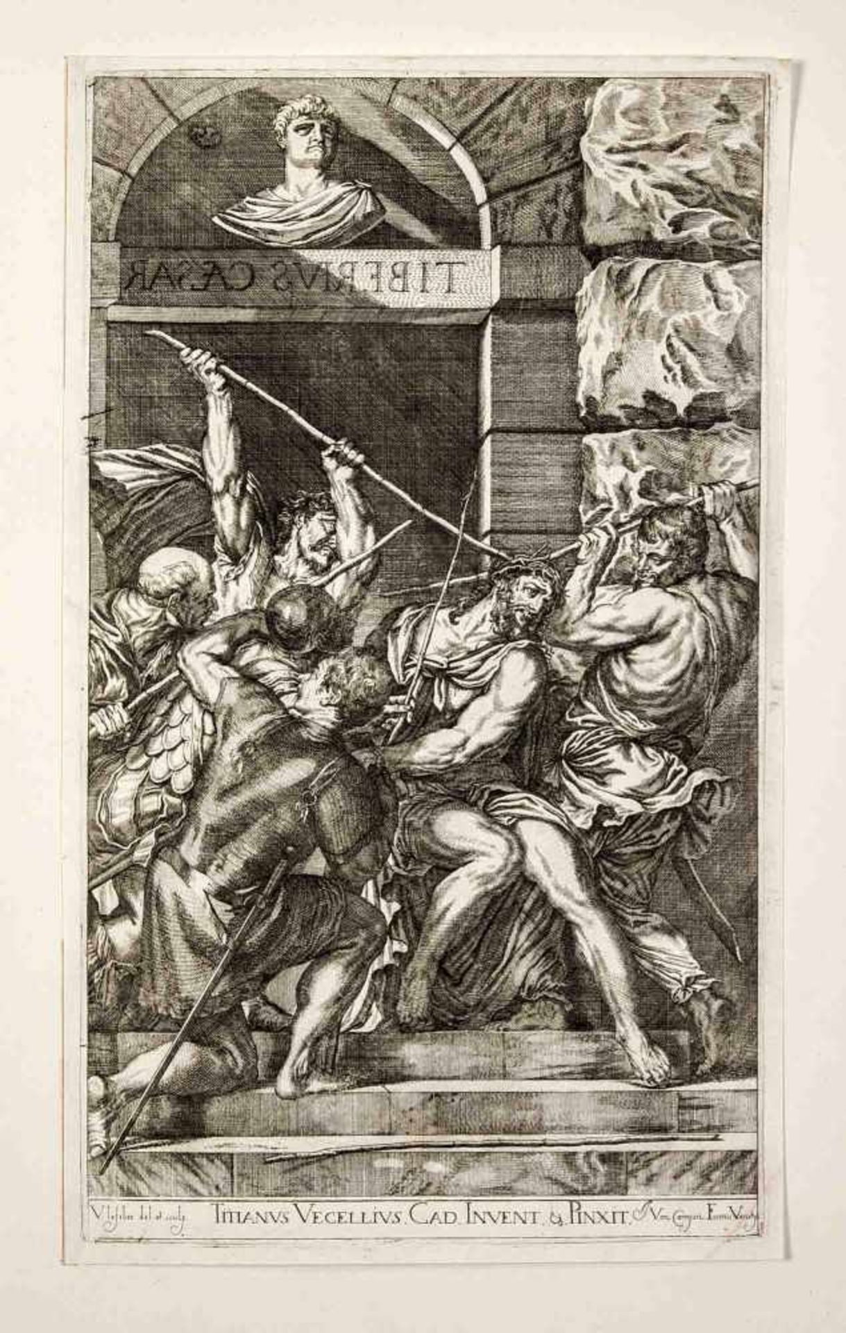 Valentin Lefebvre (ca.1642-1682) nach Tizian, 9 Blatt aus der Folge "Opera Selectiora Quae - Bild 4 aus 6