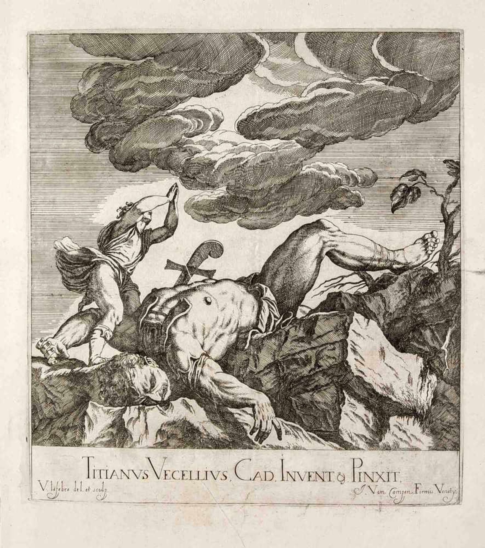 Valentin Lefebvre (ca.1642-1682) nach Tizian, 9 Blatt aus der Folge "Opera Selectiora Quae - Bild 5 aus 6