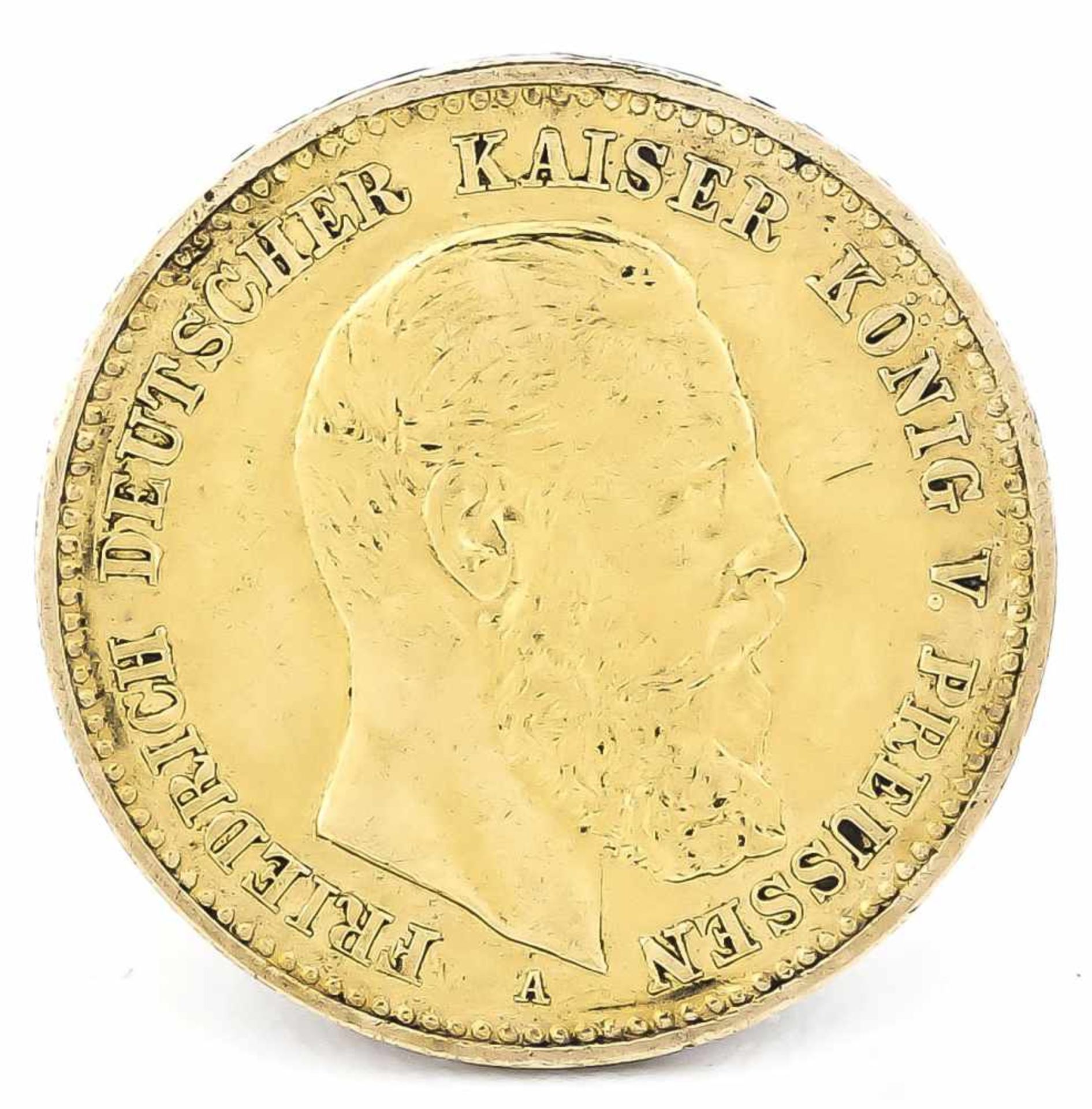 10 Mark, Preußen, Friedrich III. Deutscher Kaiser König von Preußen, 1888 A, in ss